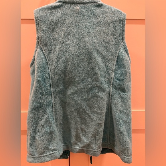 Columbia fleece girls vest size M (10/12) in teal - Picture 6 of 8